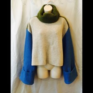 Oversized turtleneck H&M knitted sweater